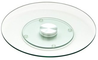 Lazy Susan Premier Housewares Tempered Glass - 31 cm Diameter x 3 cm Height - Clear