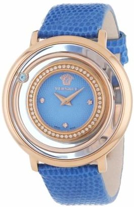 Versace Women's VFH070013 Venus Rose Gold Ion-Plated Stainless Steel Genuine Topaz Diamond Watch