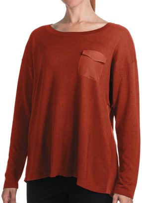 August Silk Hybrid Sweater (For Women)