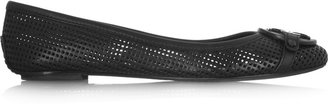 Tory Burch Aaden perforated leather ballet flats