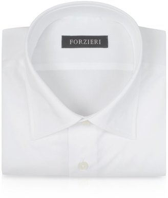 Forzieri White Cotton Men's Dress Shirt