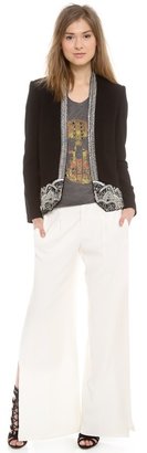 Haute Hippie Jacket with Embellished Trim