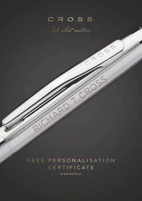 Cross Classic Century Ballpoint Pen, Medalist Chrome/Gold