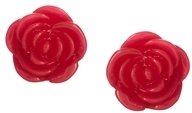 Cath Kidston Rose Stud Earrings - red