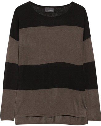 Line The Surrealist striped modal and cashmere-blend sweater