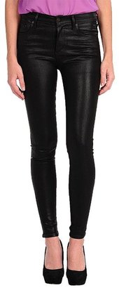 Citizens of Humanity Rocket High Rise Leatherette Skinny in Black