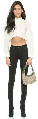 Gucci What Goes Around Comes Around Canvas Hobo