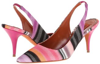Missoni Mioni Crochet Stripe Slingback Pump Women' Shoe