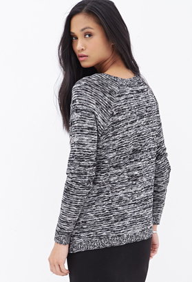 Forever 21 Marled Crew Neck Sweater