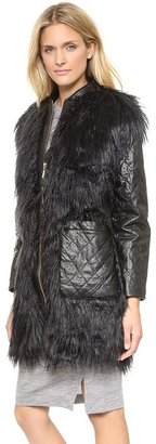 Shakuhachi Yeiti Imitation Fur Coat