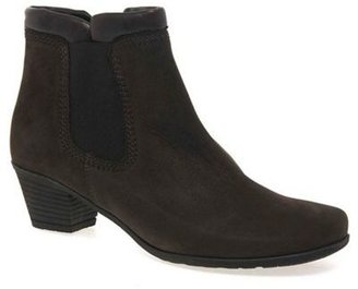 Gabor Brown 'sound' womens zip up ankle boots