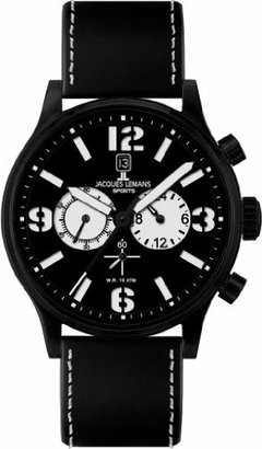 Jacques Lemans Men's 1-1659A Porto Sport Analog Chronograph Watch