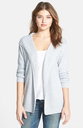 Chaus Open Front Hooded Cardigan