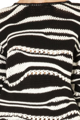 Derek Lam 10 Crosby Striped Sweater Shirt