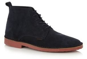 Ben Sherman Navy suede lace up boots