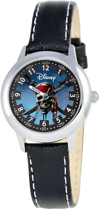 Disney Kids Pirates of the Caribbean Leather Strap Watch