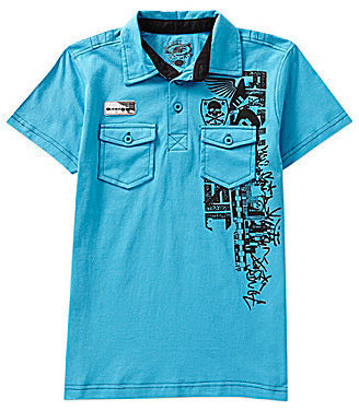 First Wave 8-20 Graphic Polo