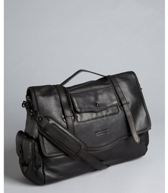Ben Minkoff black leather 'Nikki' messenger bag
