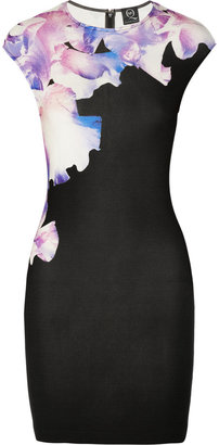 McQ Iris-print jersey dress