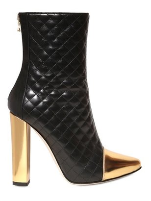 Balmain 110mm Quilted Leather Boots