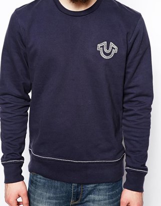 True Religion Crew Sweatshirt Qt Logo