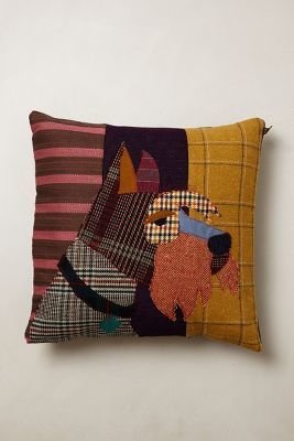 Carola van Dyke Patchwork Hound Pillow