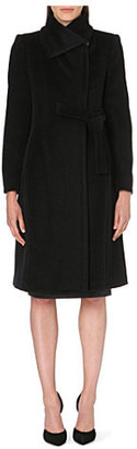 Armani Collezioni Belted wool-blend coat