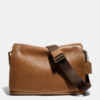 Coach Bleecker Legacy Courier Bag In Leather