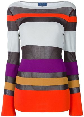 Thierry Mugler Vintage striped top