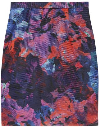 Finders Keepers Starting Over printed mesh skirt