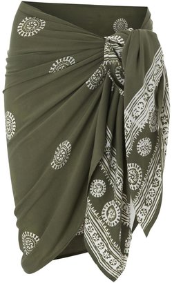 Cool Change Sufi green printed sarong