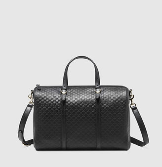 Gucci Nice Microguccissima Leather Boston Bag
