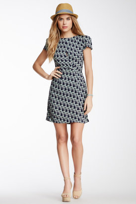 Romeo & Juliet Couture Printed Front Twist Dress