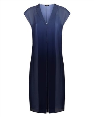 Jaeger Silk Dip Dye Dress