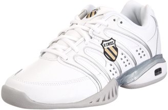 K-Swiss Approach II Carpet~WHT/BLK/SLV/GLD~M Sports Shoes - Tennis Womens White Weiss (White/Black/Silver/Gold 172) Size: 6 (39.5 EU)