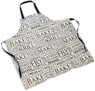 Marks and Spencer Oil Cloth Cook Words Apron