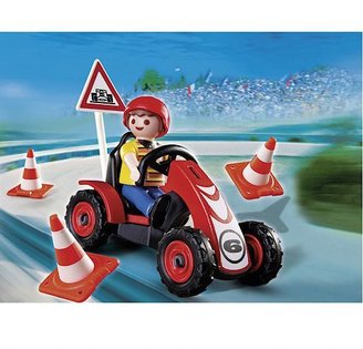 Playmobil Boy with racing cart