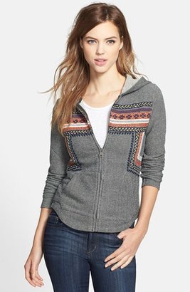Lucky Brand Embroidered Cotton Hoodie
