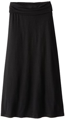 My Michelle Big Girls' Knit Solid Maxi Skirt with Elastic Waistband