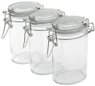 Tala Set Of 12 90 ml Glass Clip Storage Jars