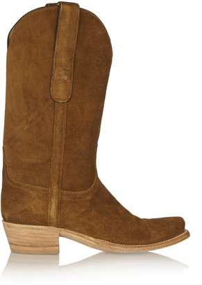 Lucchese Finds + Romia suede western boots