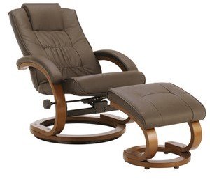 & Washington Swivel Chair Recliner Chair and Footstool