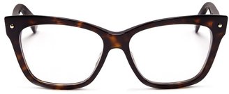 Christian Dior Tortoiseshell squared cat eye optical glasses