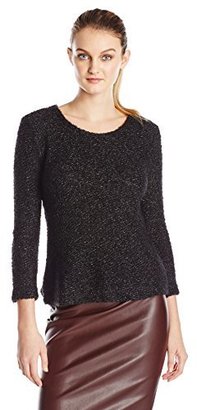 Velvet by Graham & Spencer Women's Boucle Pullover Sweater