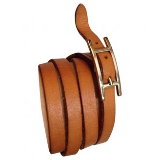 Hermes Brown Leather Bracelet Behapi