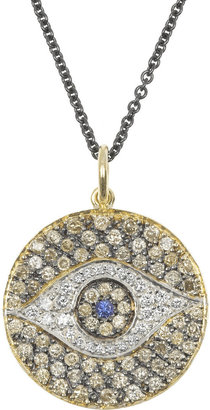 Ileana Makri Dawn 18-karat gold, diamond and sapphire necklace