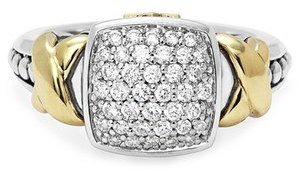 Lagos 'Diamond Lux' Pavé Cushion Ring