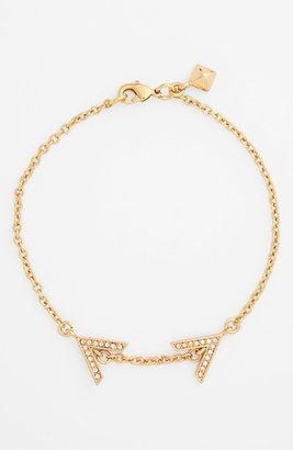 Rebecca Minkoff 'Jewel Box' Double V Line Bracelet