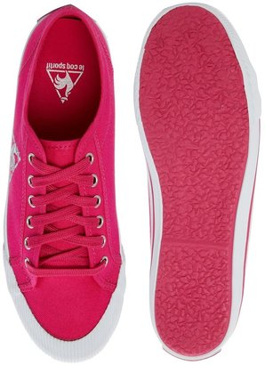 Le Coq Sportif Pink Canvas Low Top Trainers