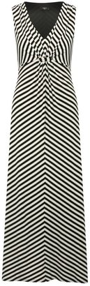 M&Co Petite chevron stripe maxi dress